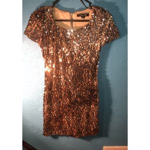 Gold Sequin dress